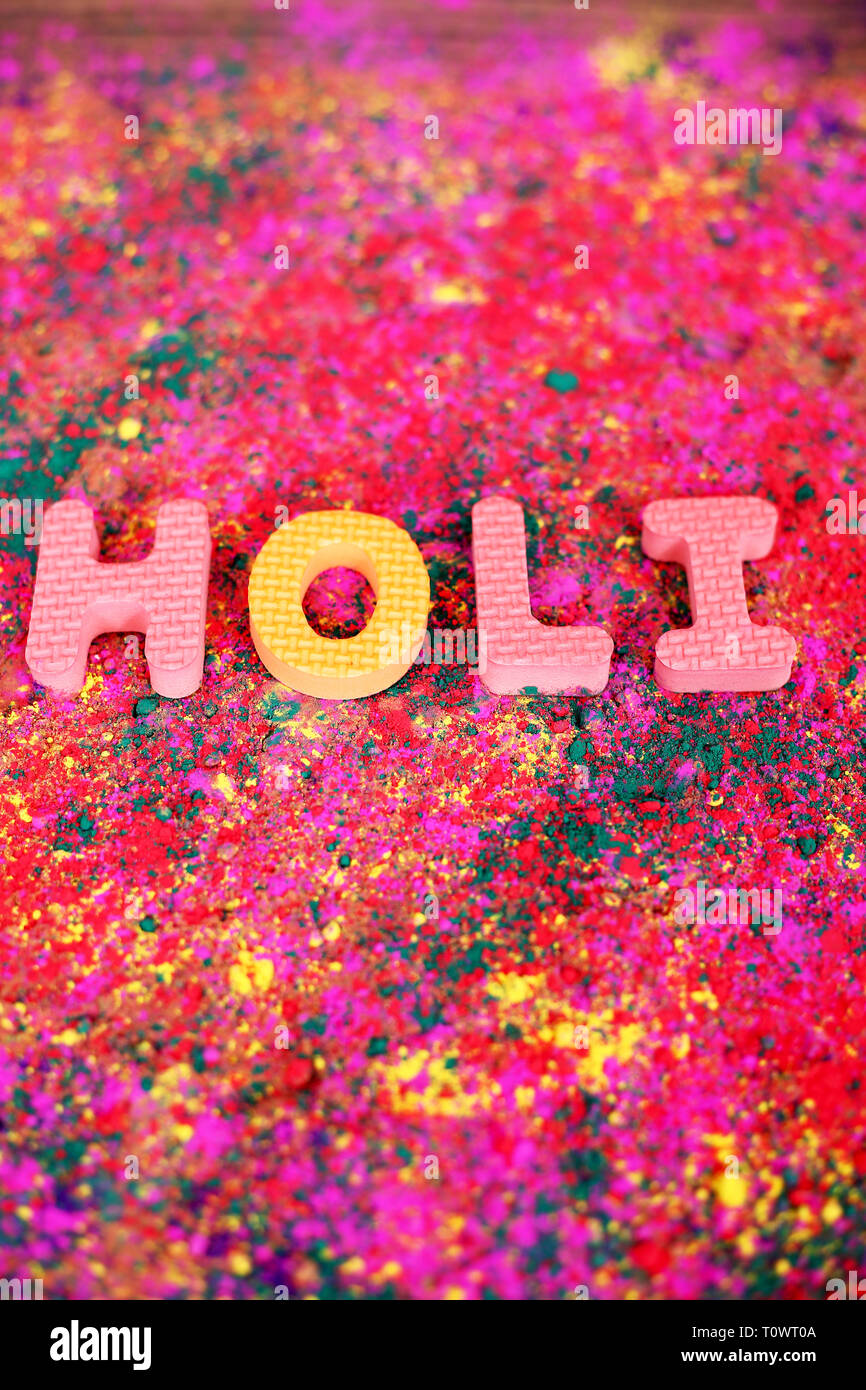 Photo of organic multi color for holi festival. Isolated on the colorful background Stock Photo - Alamy Photo of organic multi color for holi festival. Isolated on the colorful background Stock Photo - Alamy