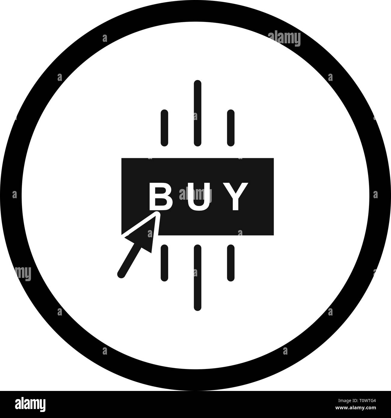Illustration Buy Icon Stock Photo Alamy