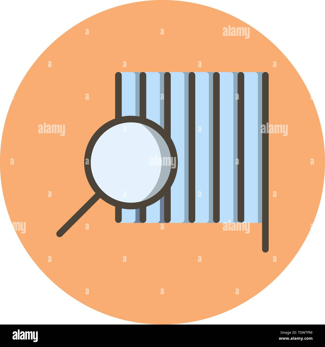 Illustration Find Product Icon Stock Photo - Alamy