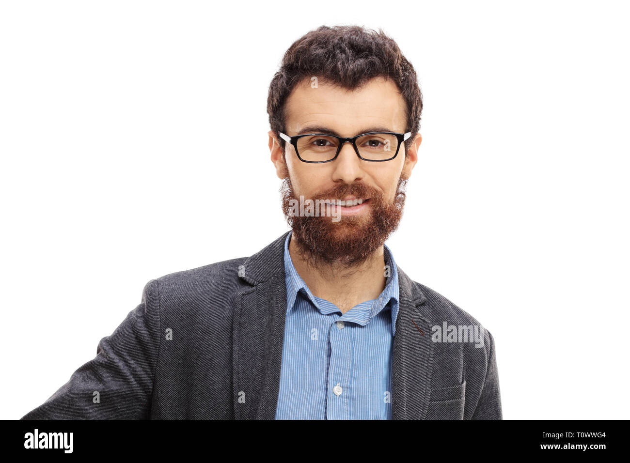 Bearded young man hi-res stock photography and images - Alamy