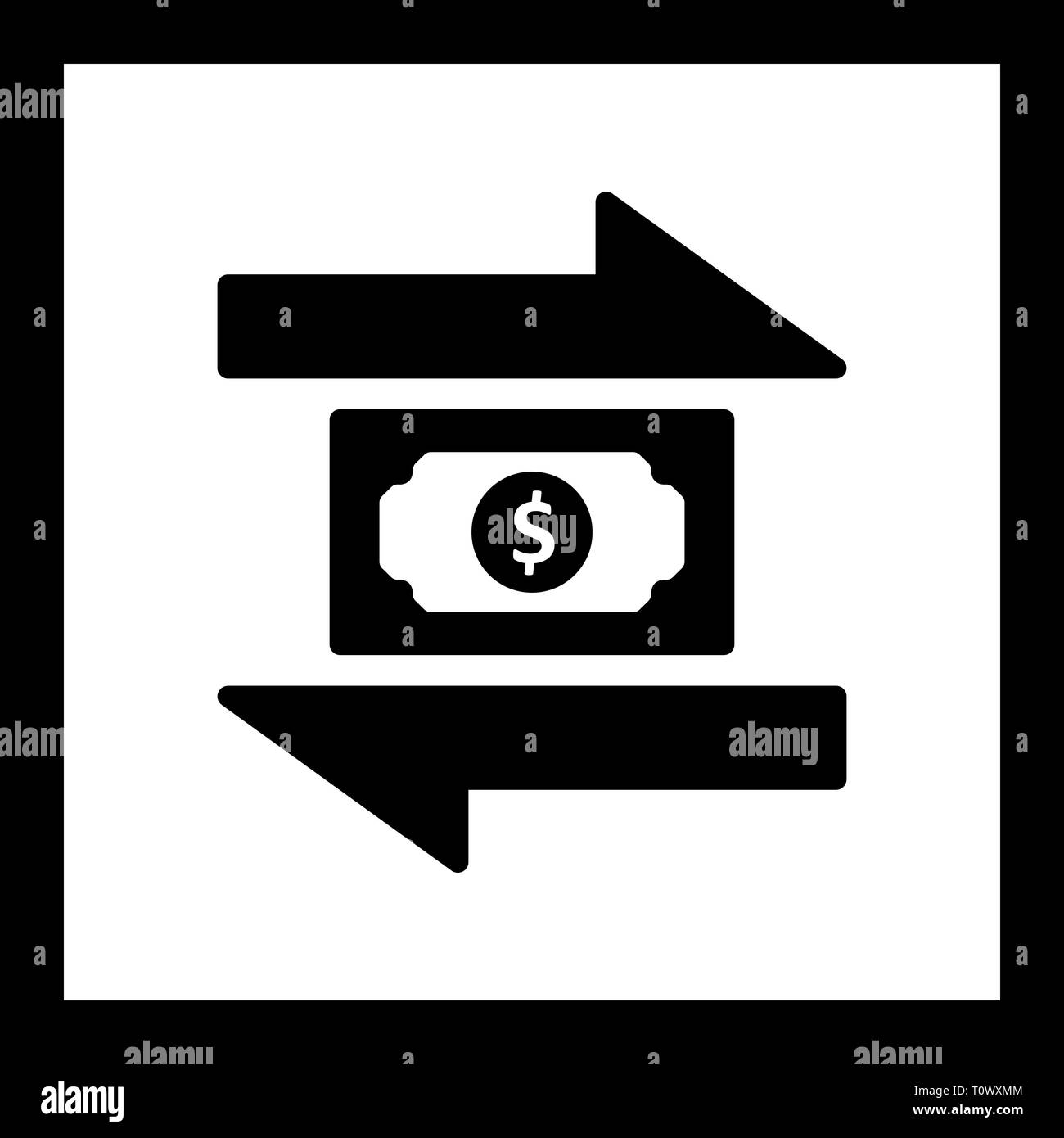 Illustration Transaction Icon Stock Photo - Alamy