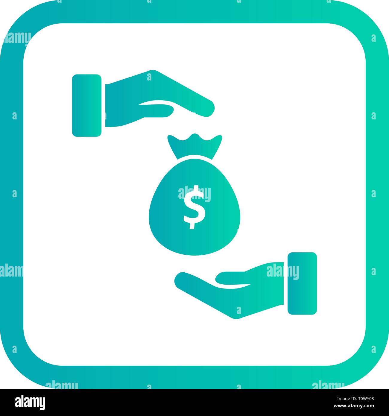 Illustration Bribe Icon Stock Photo - Alamy