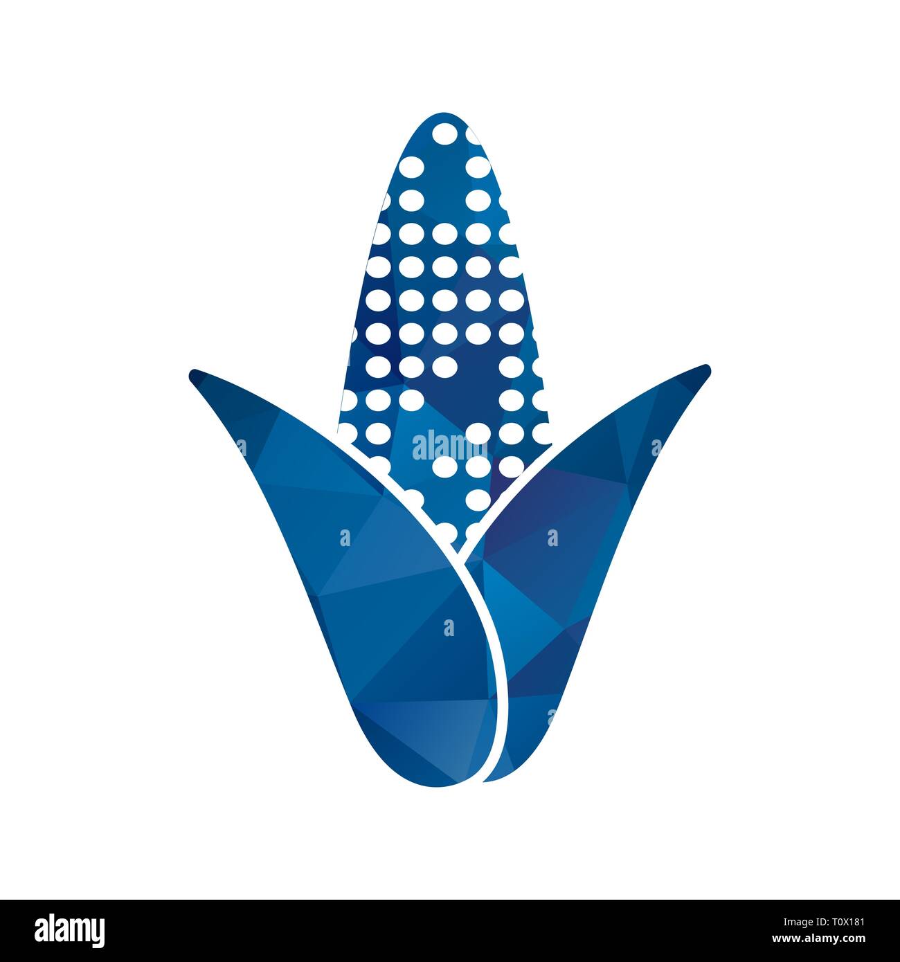 Illustration Corn Icon Stock Photo - Alamy
