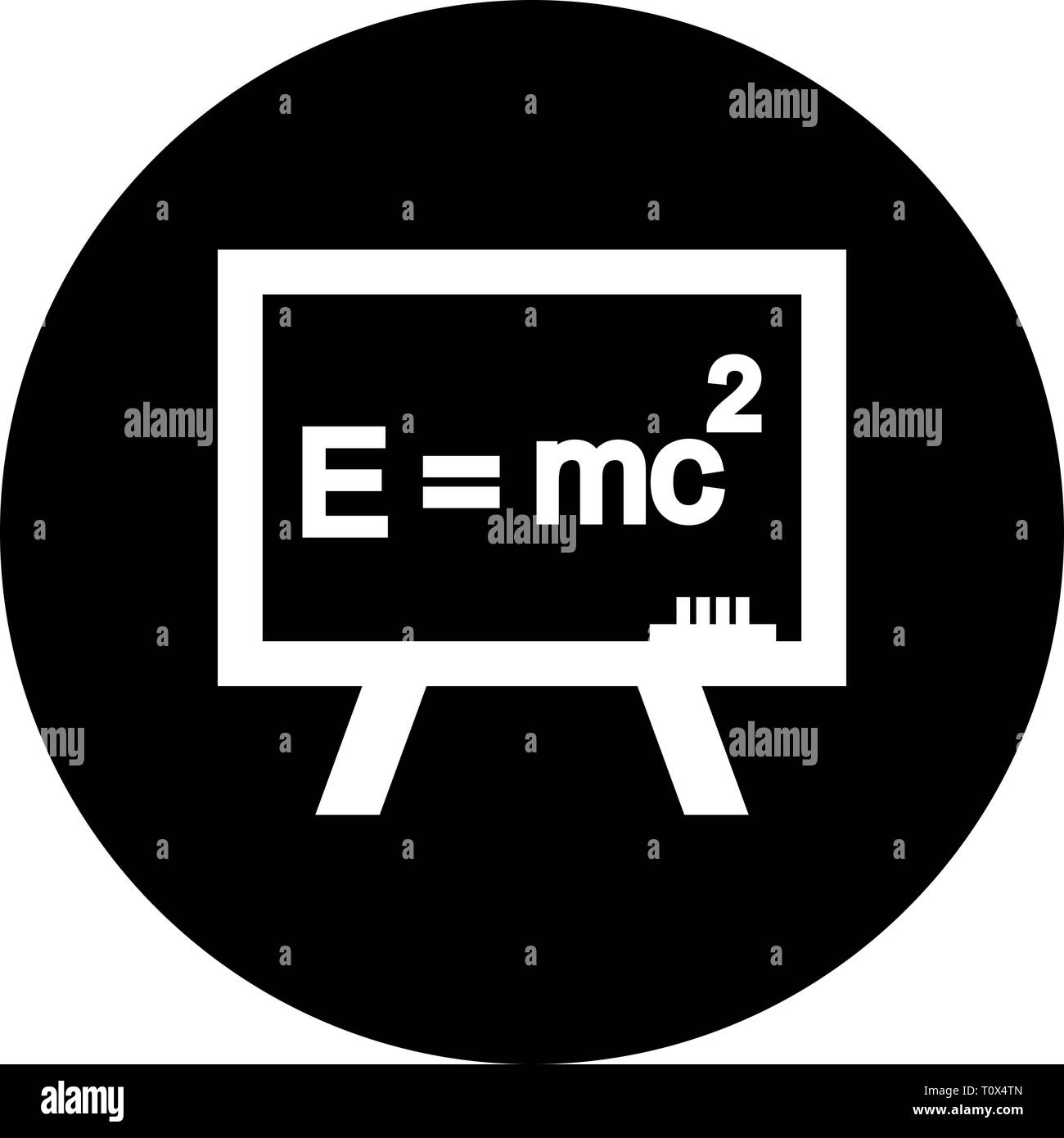 Illustration Formula Icon Stock Photo - Alamy