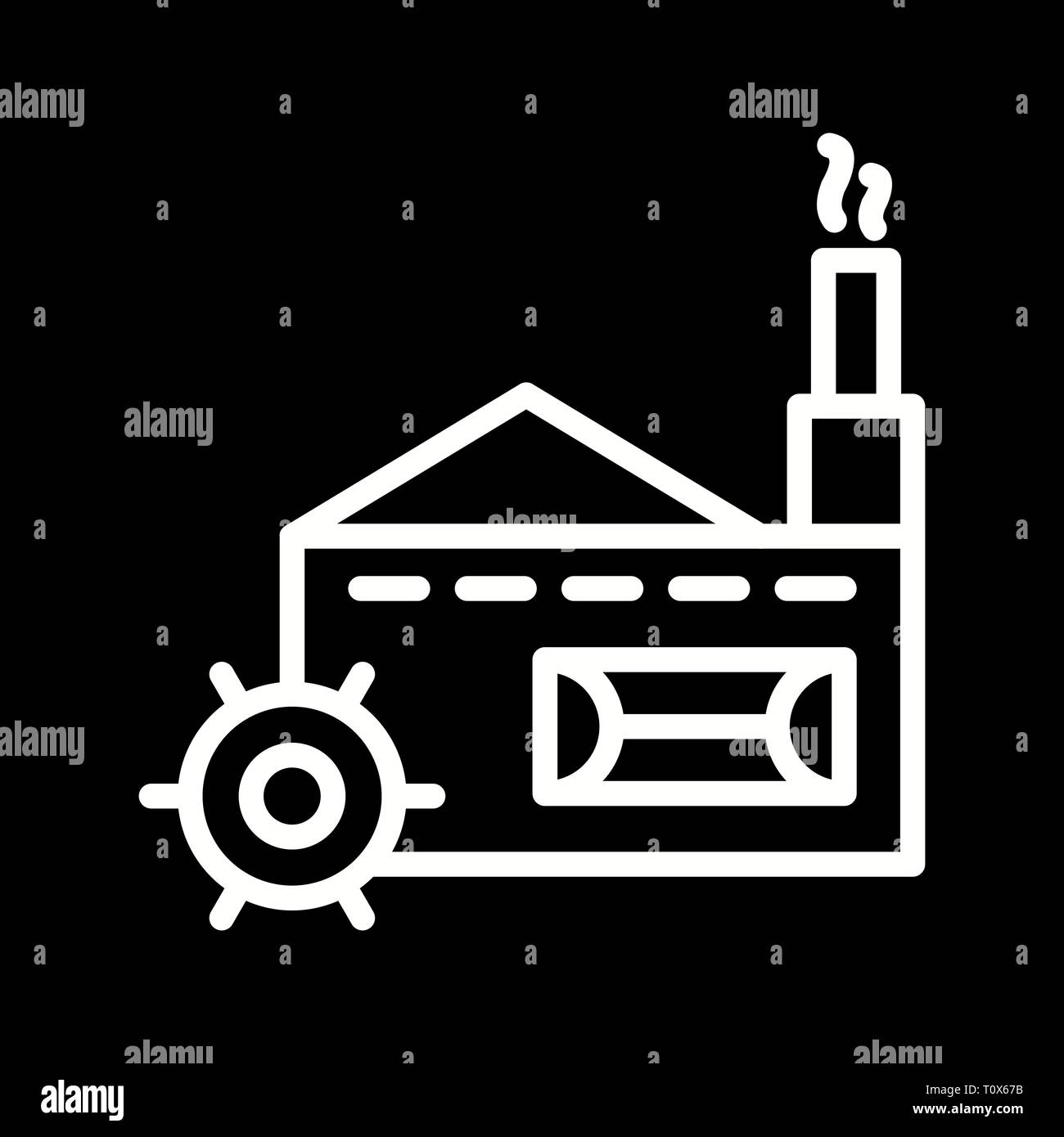 Illustration Mill Icon Stock Photo - Alamy