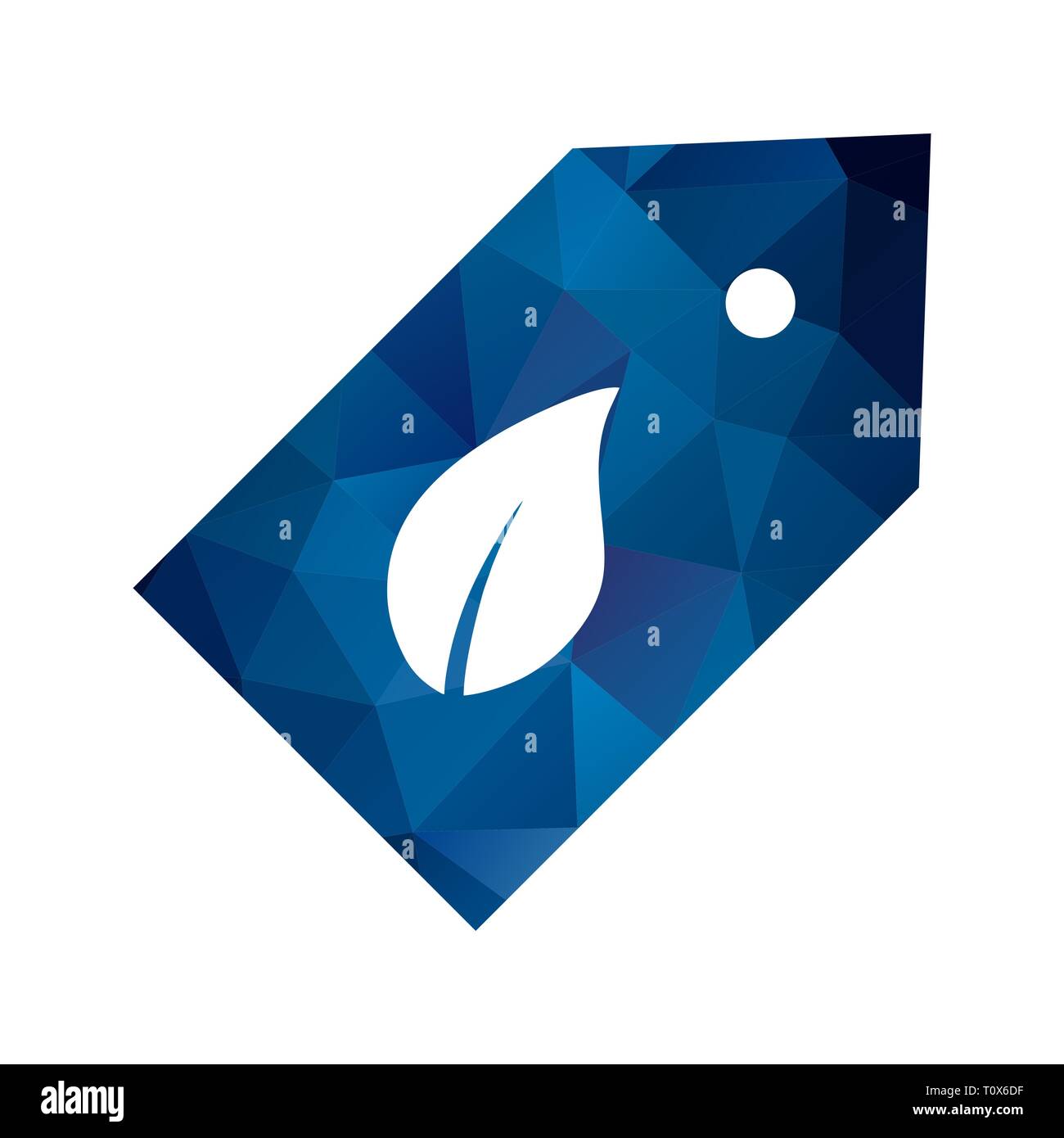 Illustration Eco Label Icon Stock Photo - Alamy