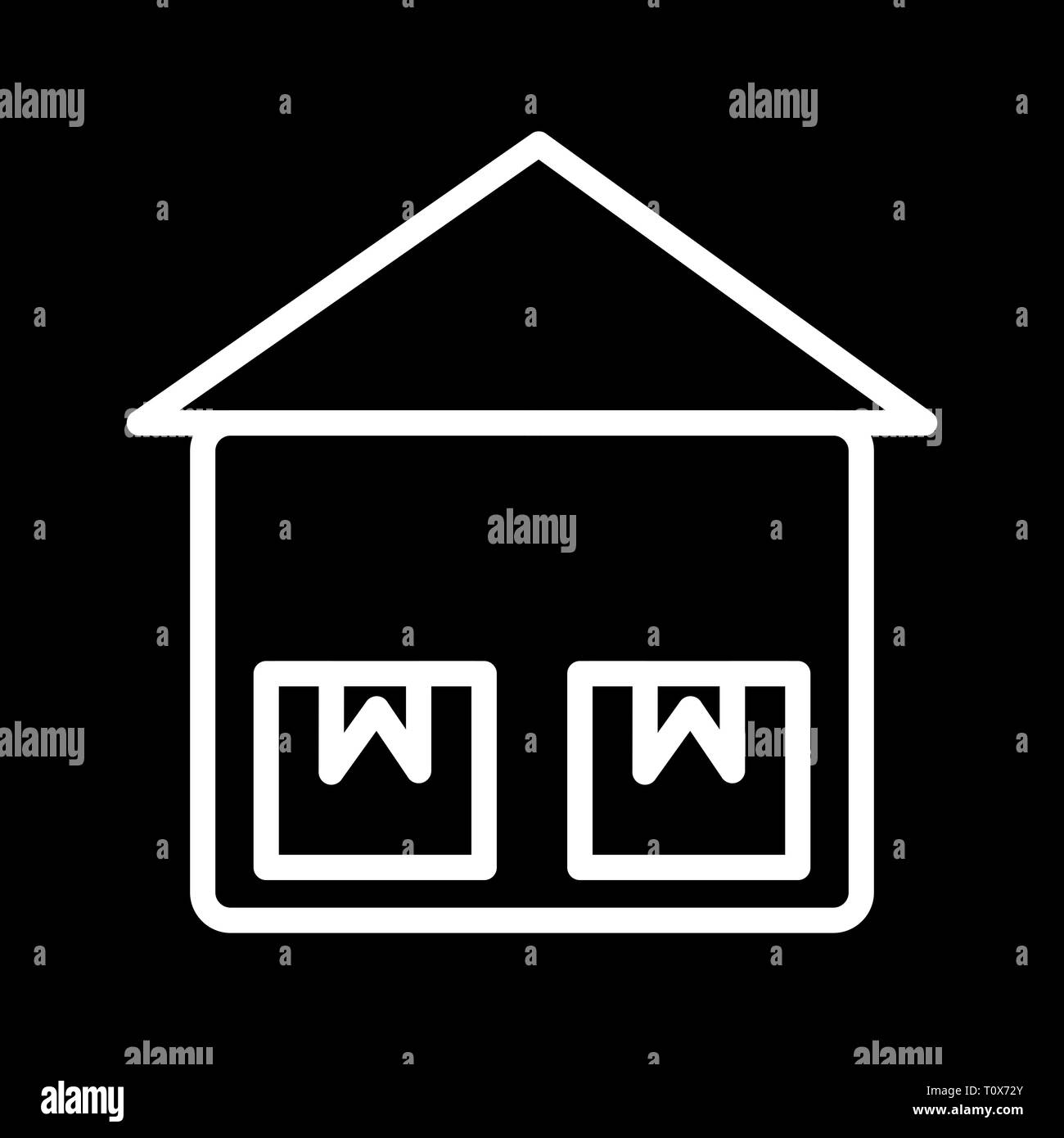 Illustration Storage Unit Icon Stock Photo - Alamy