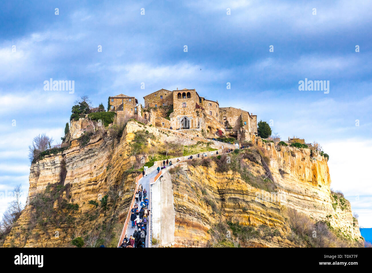 Civita Di Bagnoregio Viterbo Lazio Italy The Dying City