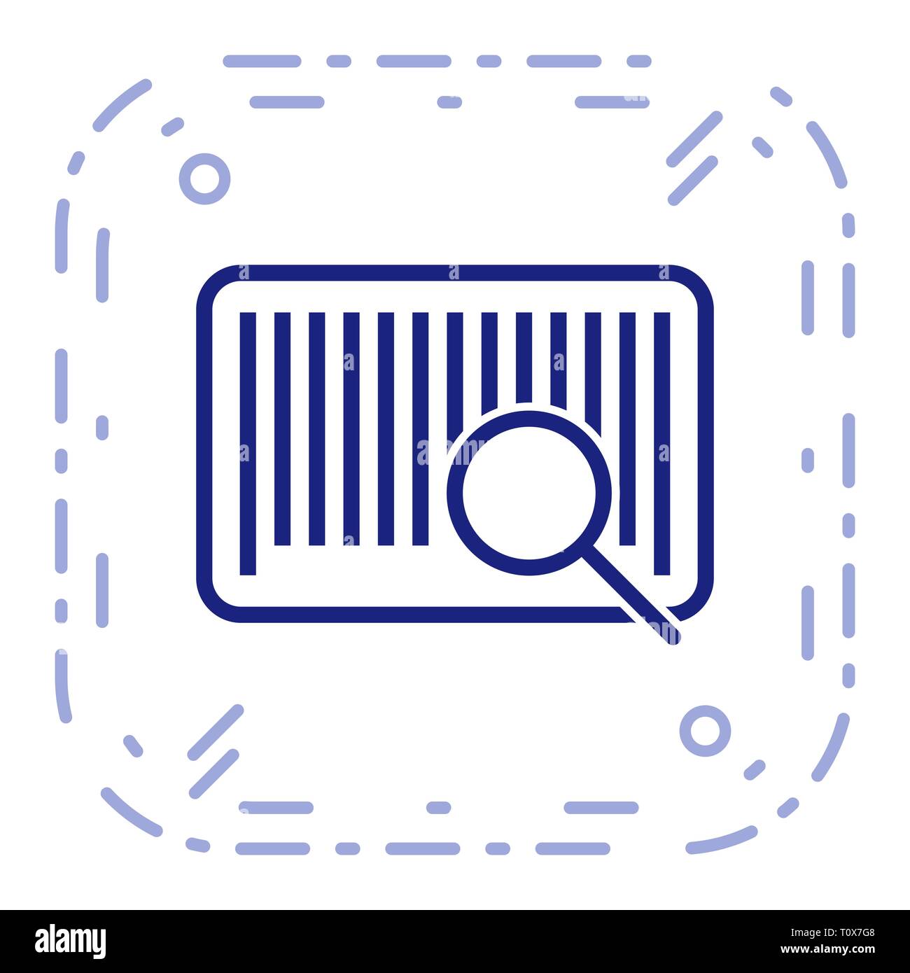 Illustration Find Product Icon Stock Photo - Alamy