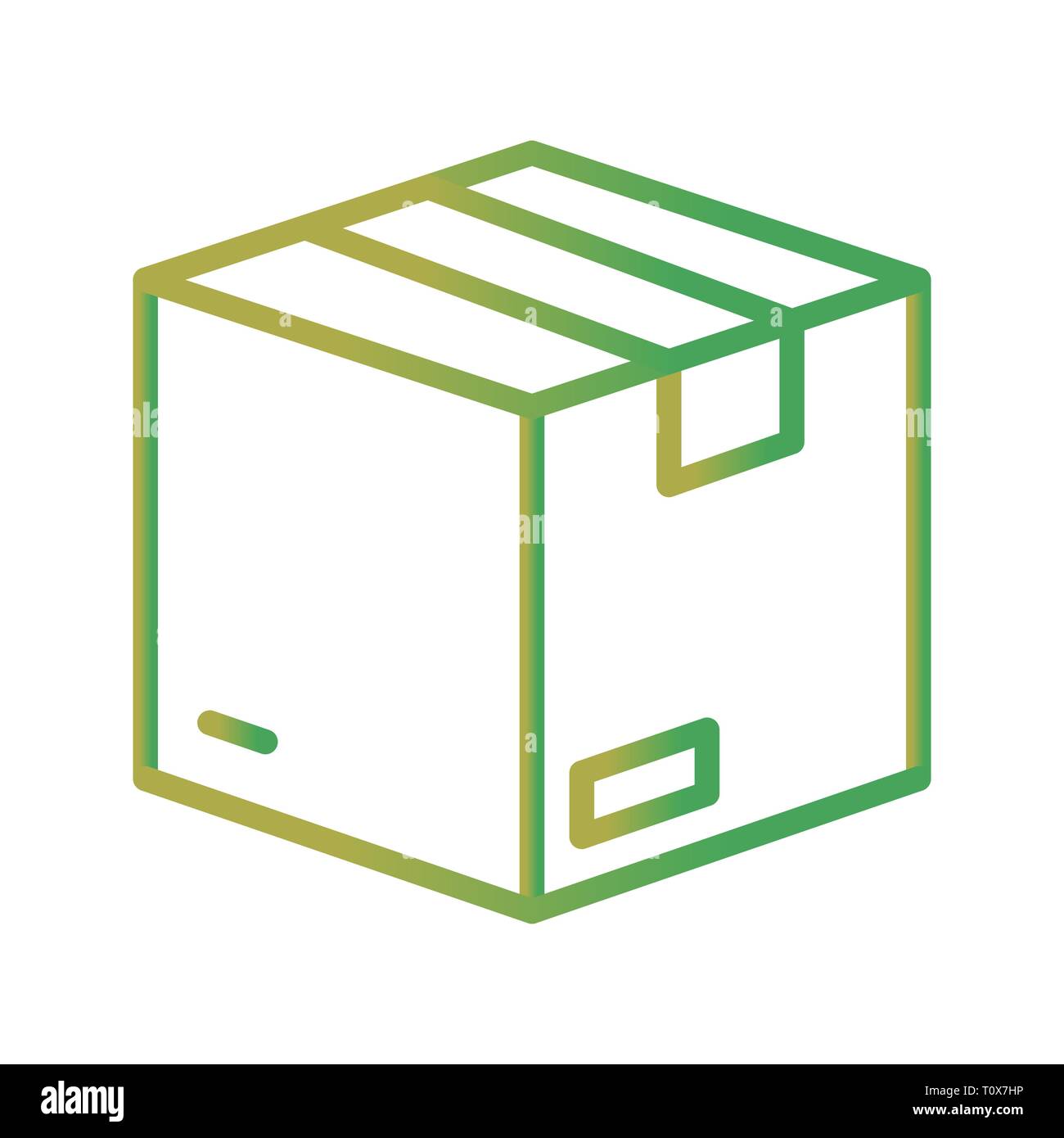 Illustration Package Icon Stock Photo - Alamy