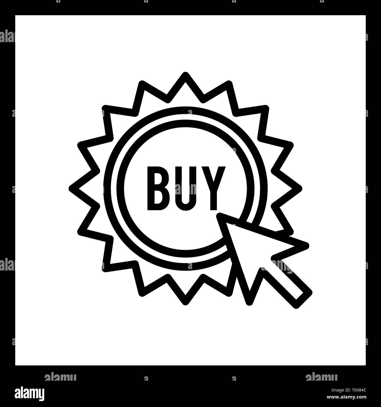 Illustration Buy Icon Stock Photo Alamy