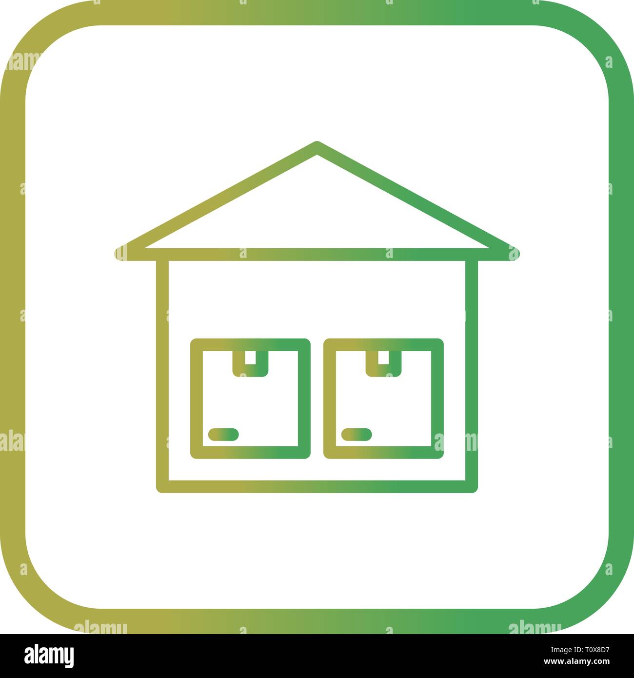 Illustration Storage Unit Icon Stock Photo - Alamy