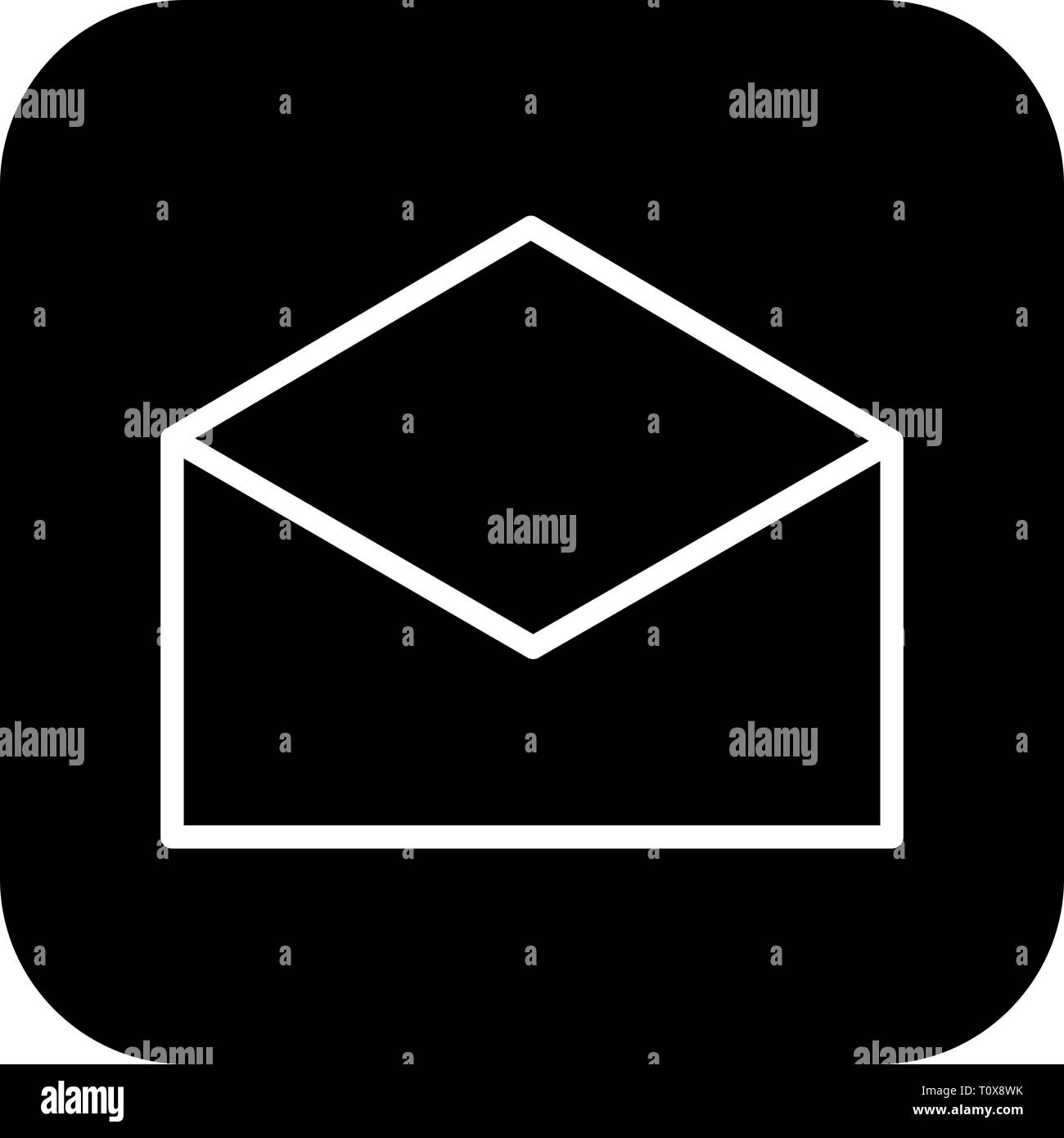 Illustration Envelope Icon Stock Photo Alamy