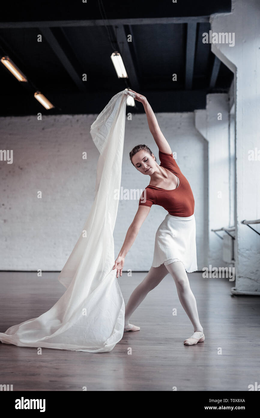 Graceful good looking dancer having her own performance Stock Photo Alamy