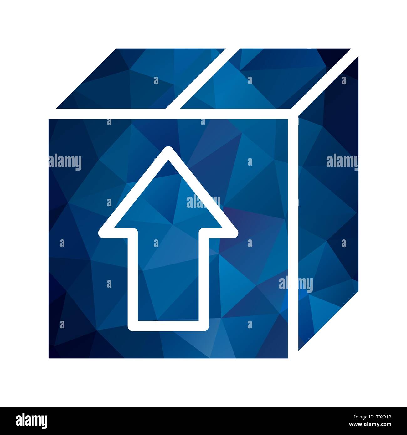 Illustration Package Icon Stock Photo - Alamy