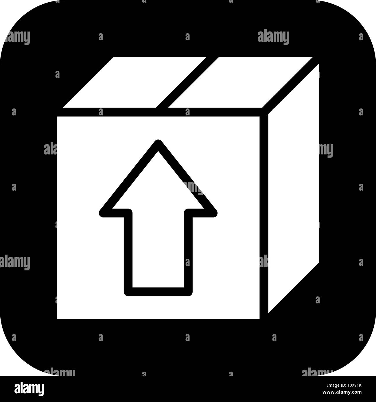 Illustration Package Icon Stock Photo - Alamy