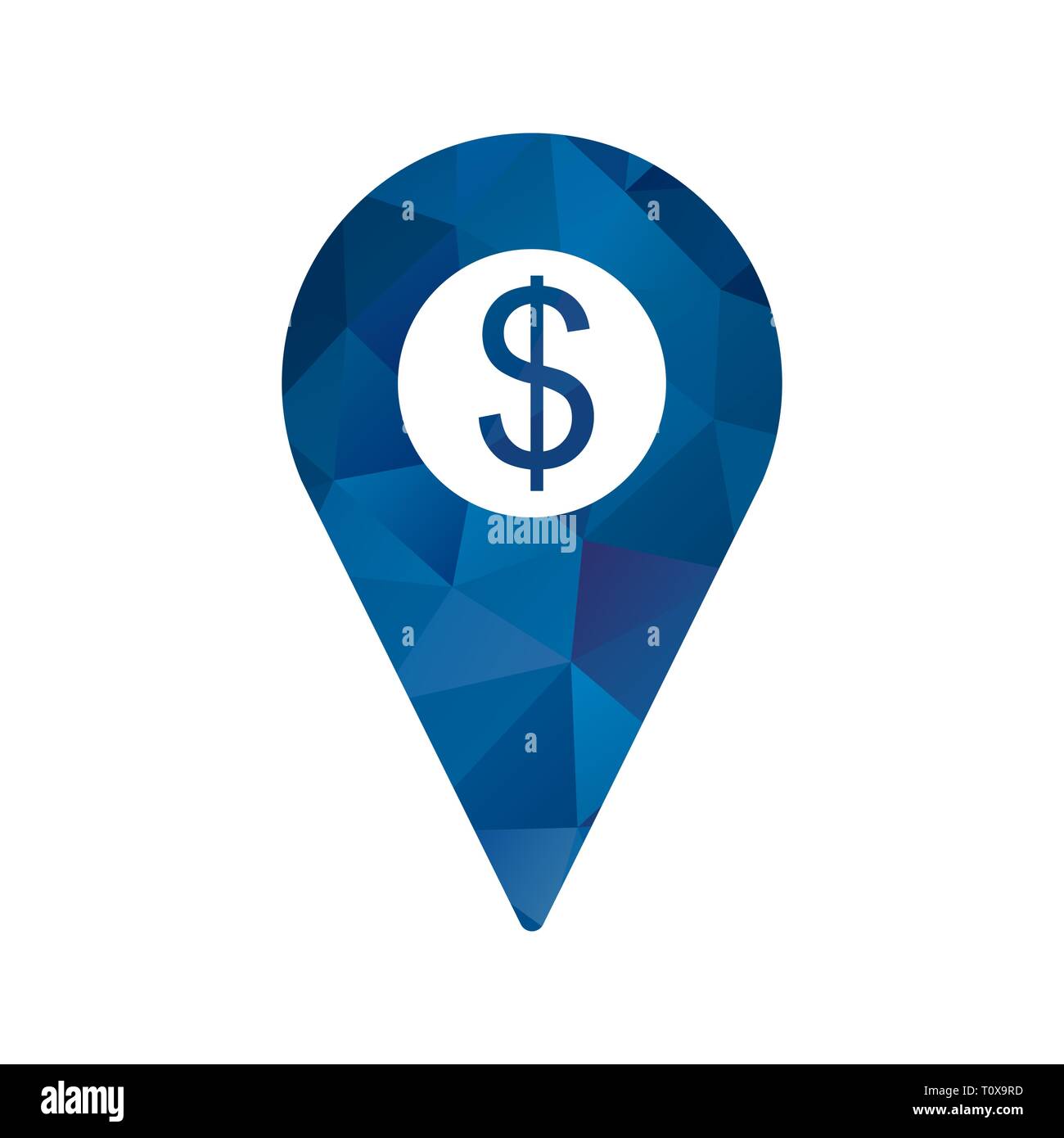 Illustration Business Location Icon Stock Photo - Alamy