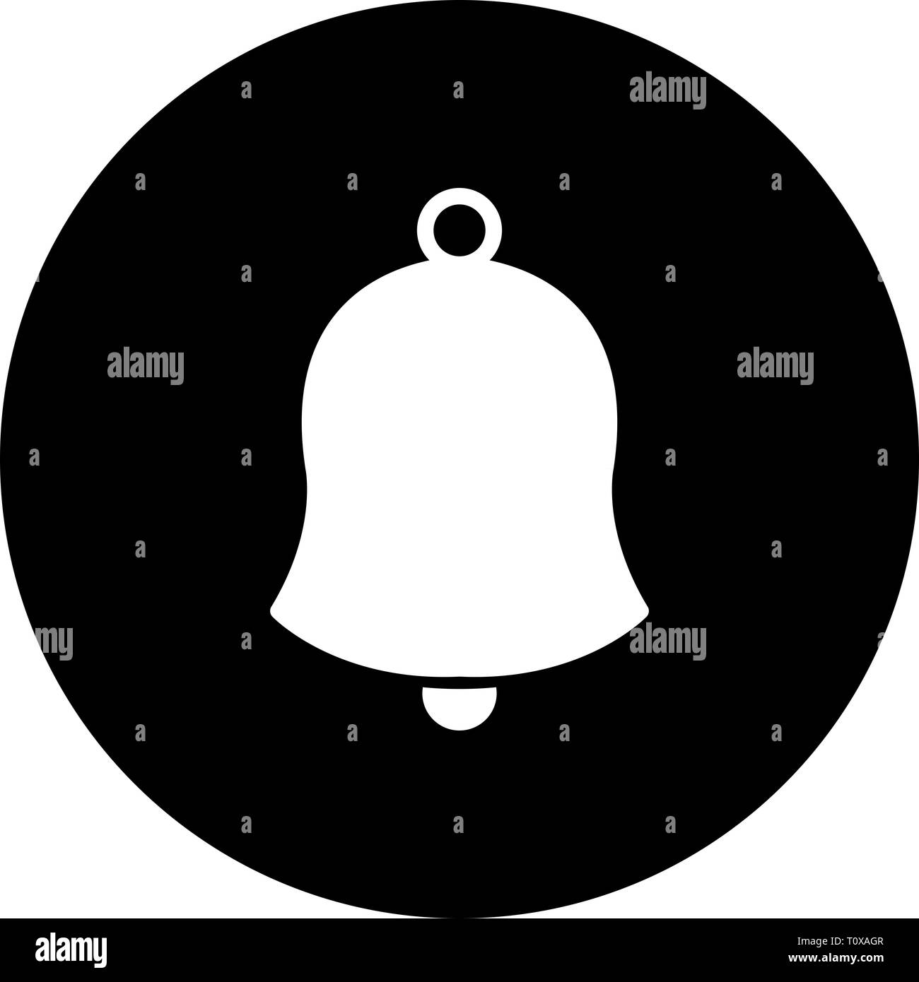 Illustration Notification Icon Stock Photo - Alamy