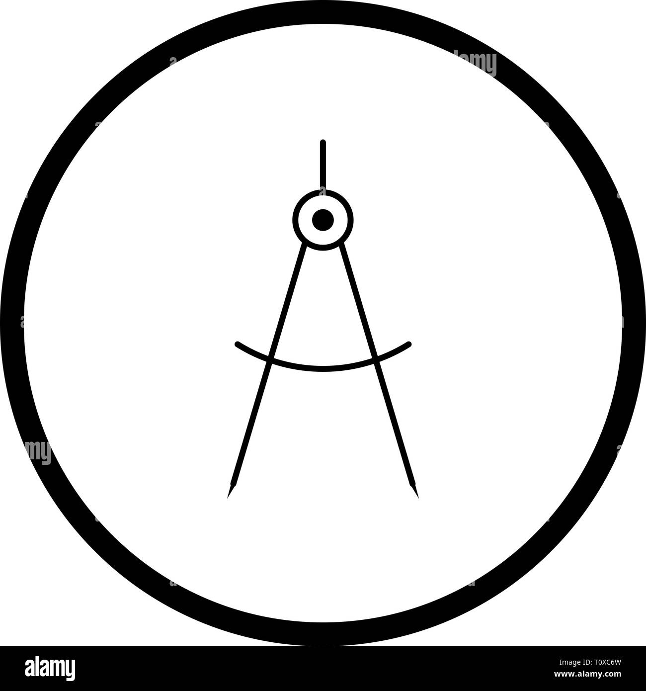 Illustration Divider Icon Stock Photo - Alamy