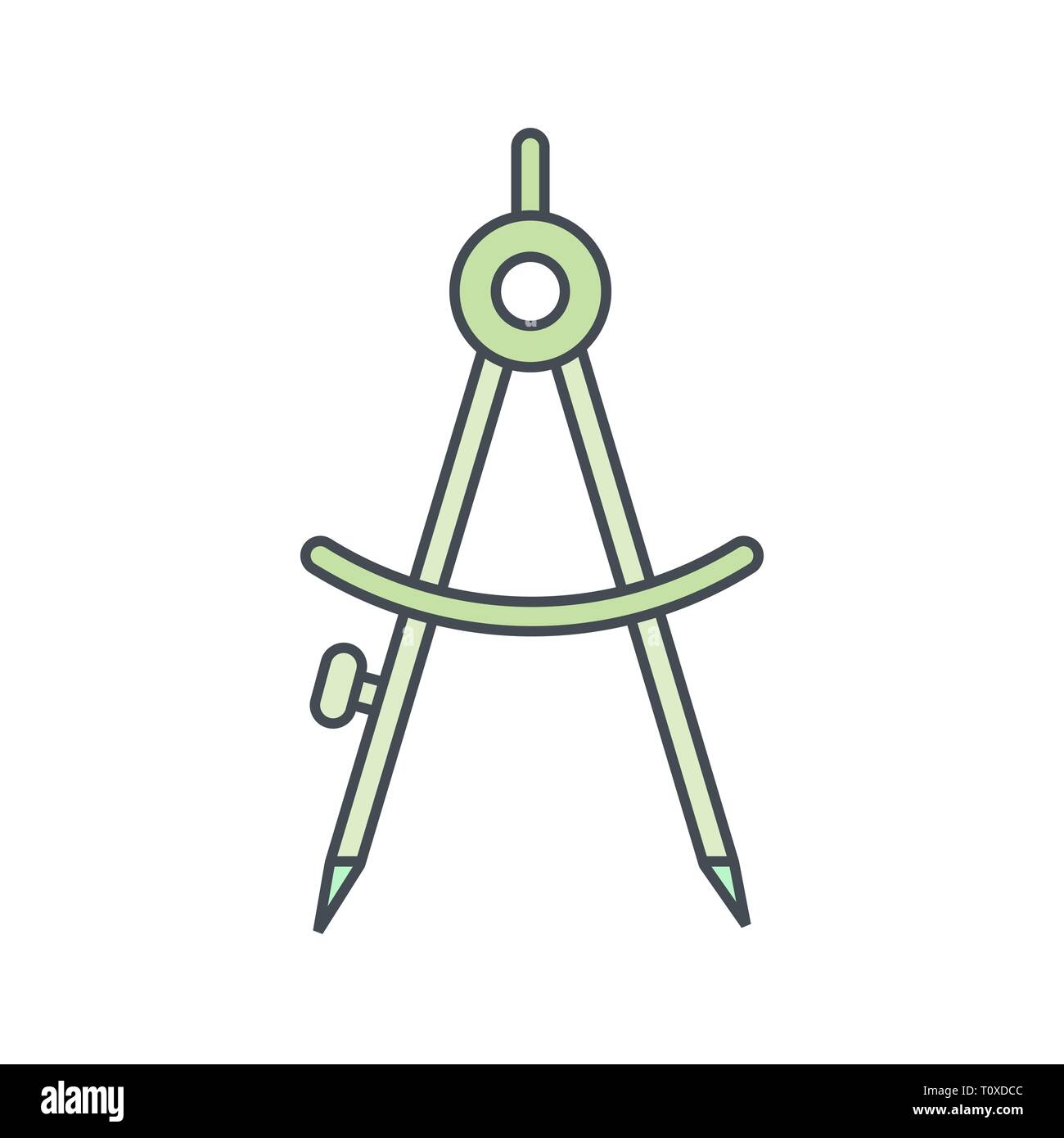 Illustration Divider Icon Stock Photo - Alamy