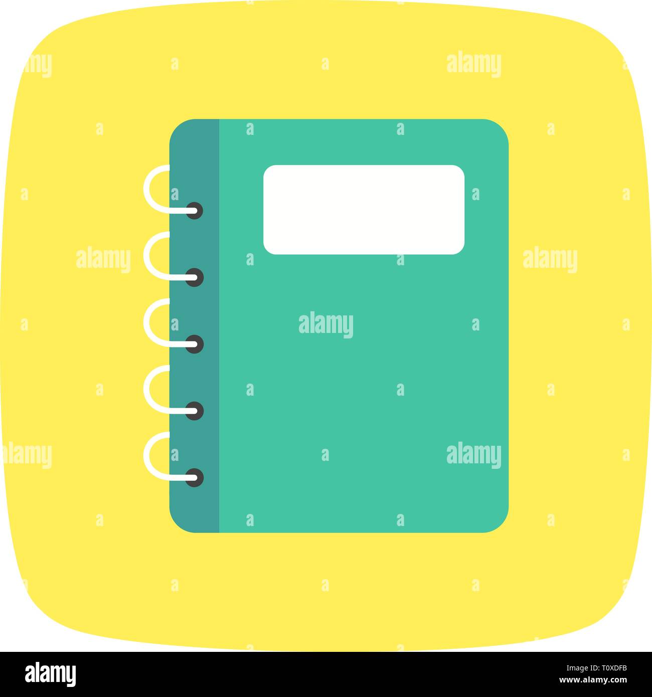 Illustration Notepad Icon Stock Photo Alamy