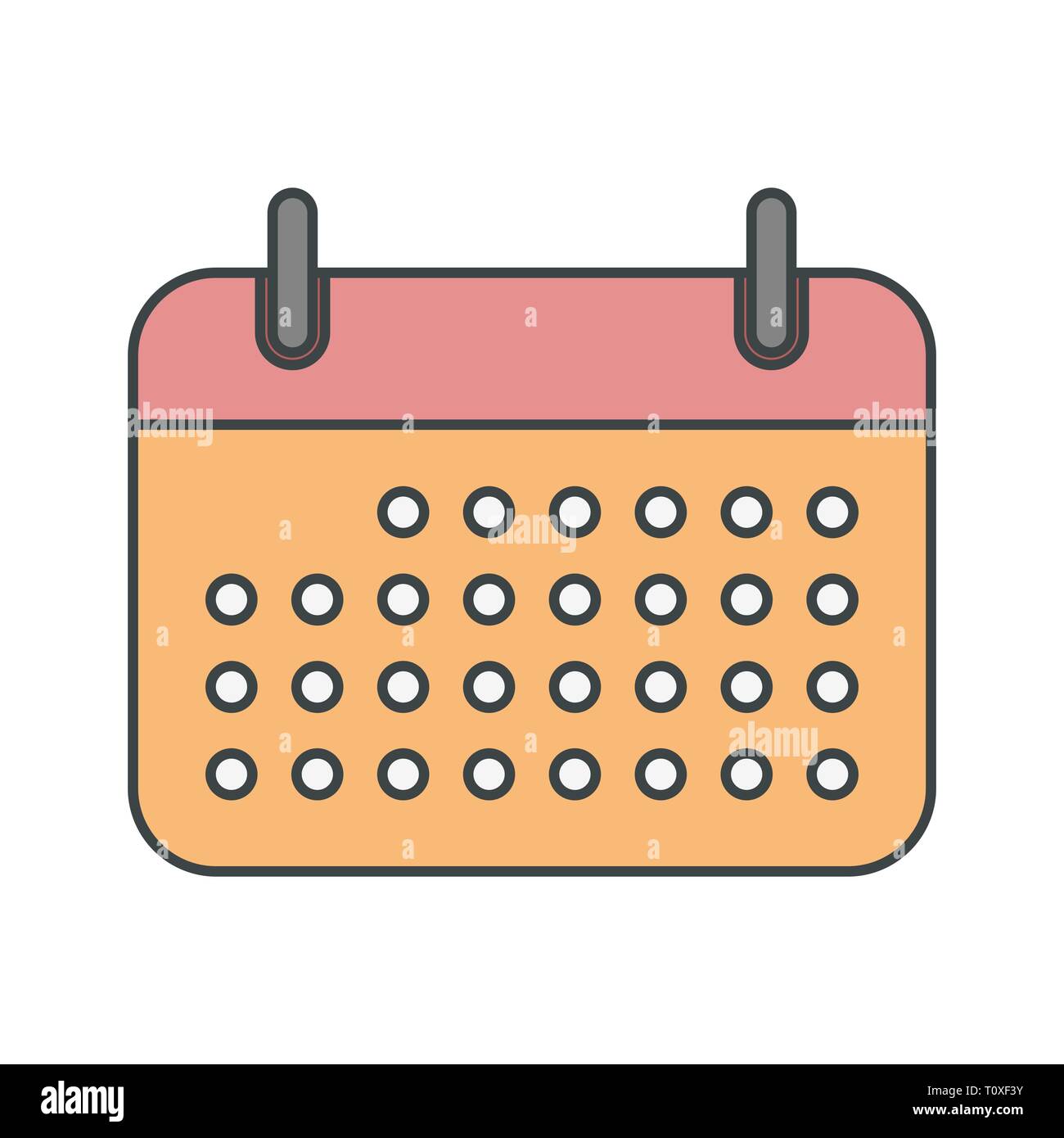 Globe calendar icon hi-res stock photography and images - Alamy