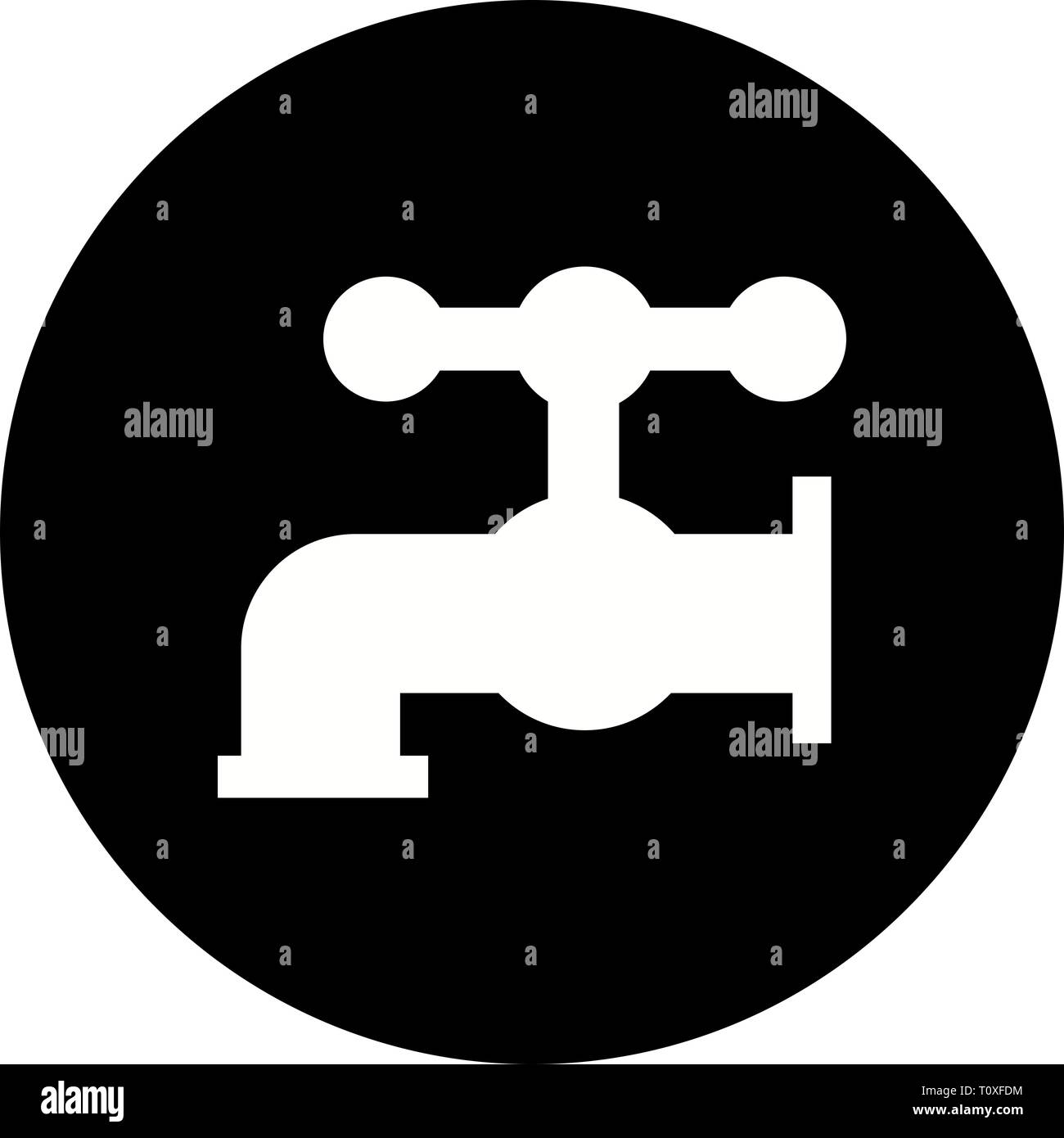 Illustration Tap Icon Stock Photo - Alamy