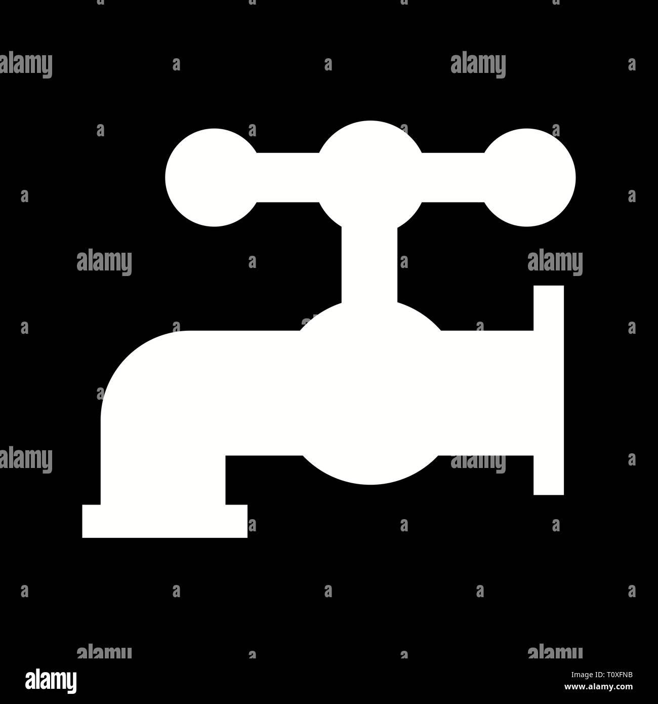 Illustration Tap Icon Stock Photo - Alamy