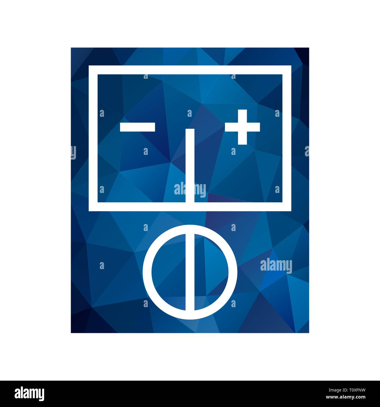 Illustration Voltmeter Icon Stock Photo Alamy