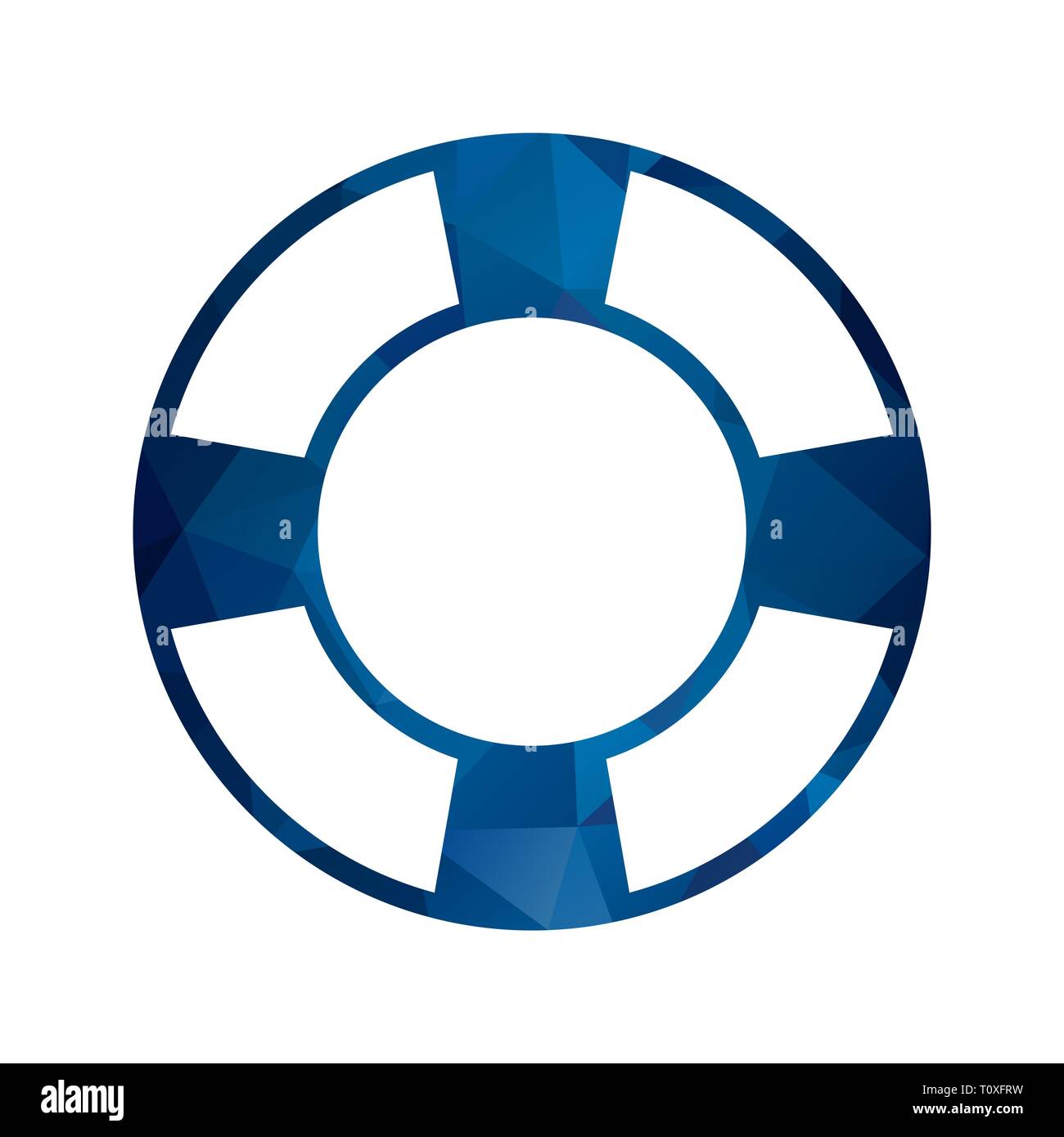 Illustration Life Preserver Icon Stock Photo Alamy