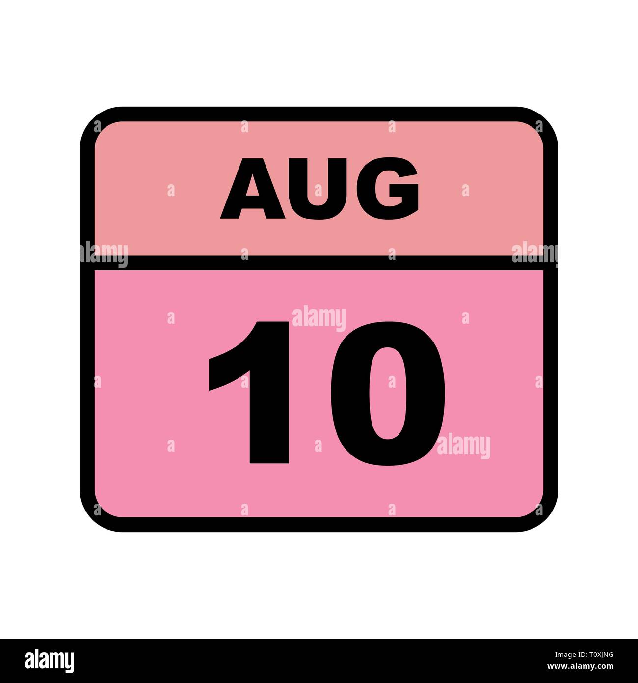 August a 10 Cut Out Stock Images & Pictures Alamy