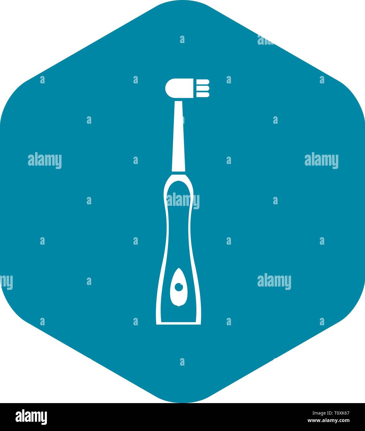 Electric toothbrush icon, simple style Stock Vector Image & Art - Alamy