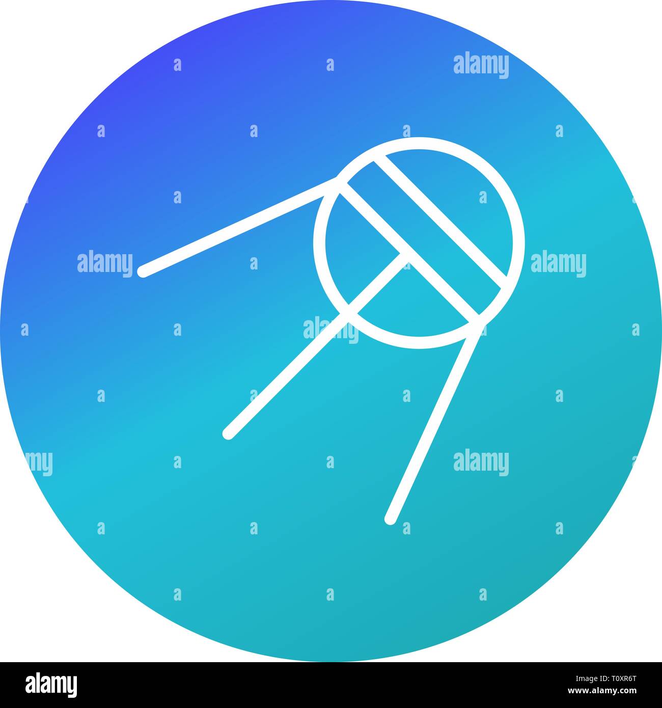 Illustration Sputnik Icon Stock Photo - Alamy