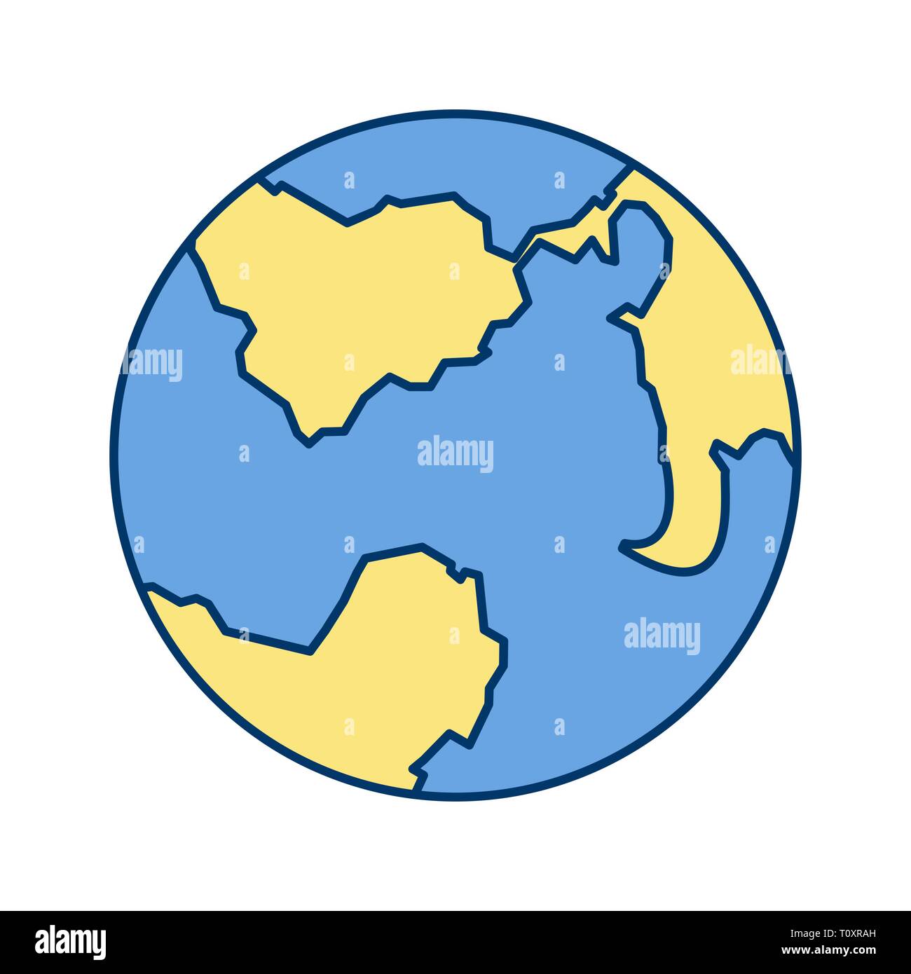 Illustration Earth Icon Stock Photo