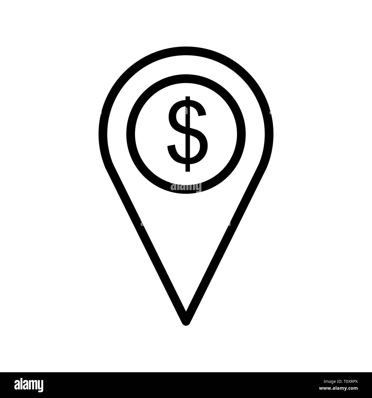 Illustration Business Location Icon Stock Photo Alamy illustration-business-location-icon-stock-photo-alamy