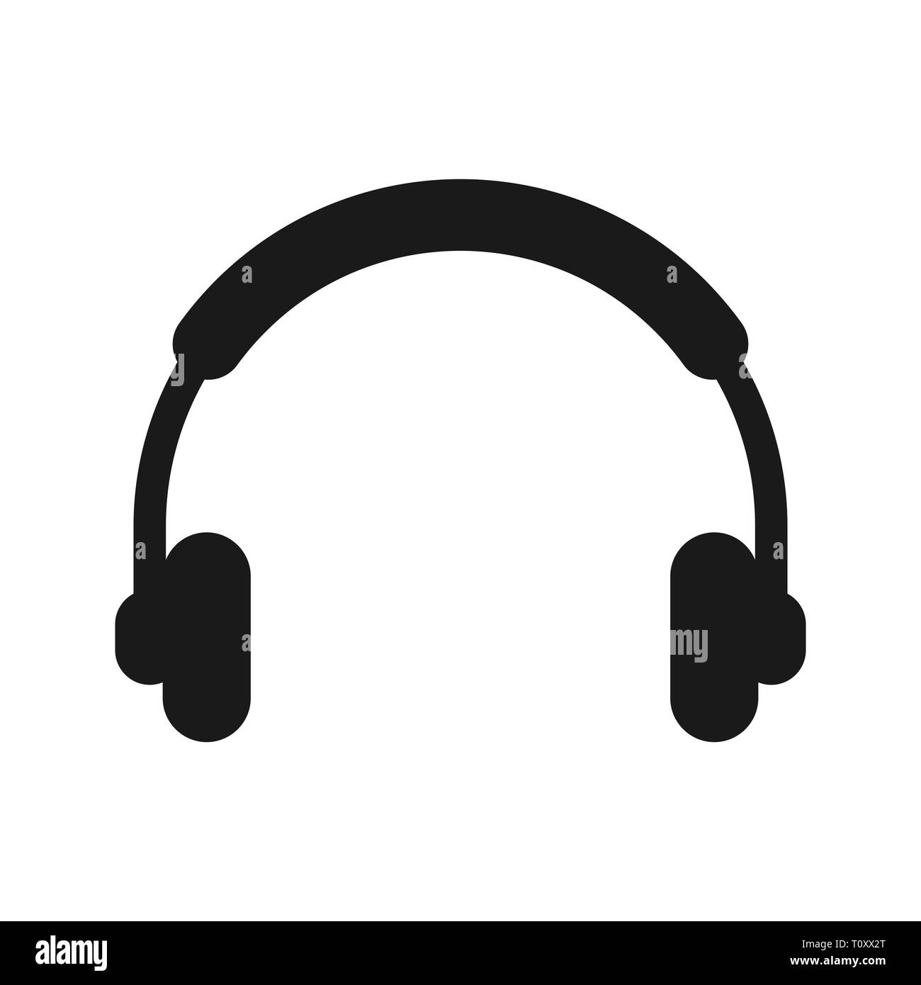 Illustration Headphones Icon Stock Photo Alamy