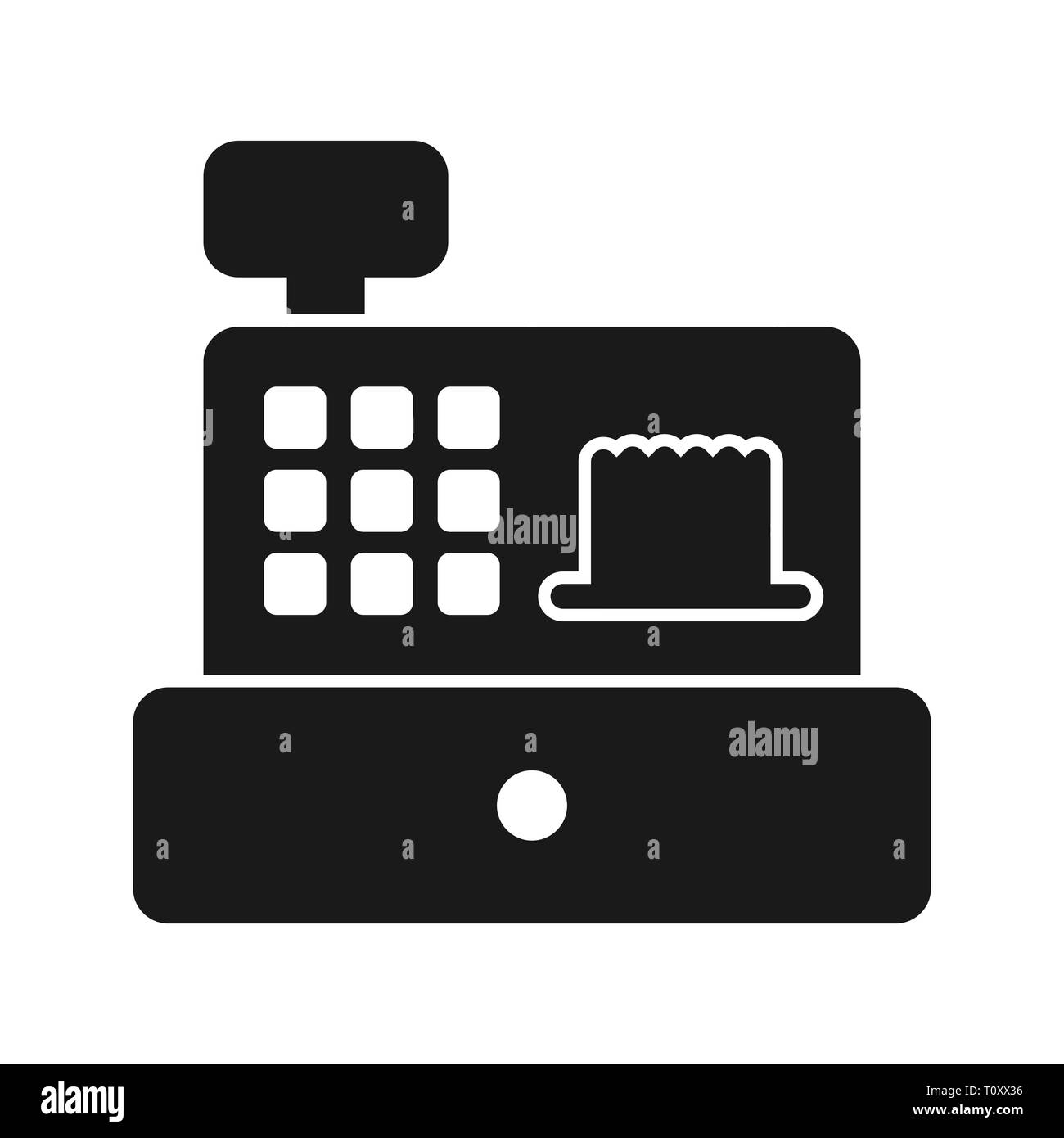 Illustration Cash Counter Icon Stock Photo Alamy