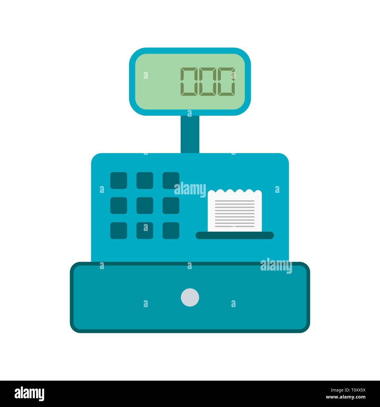 Illustration Cash Counter Icon Stock Photo Alamy