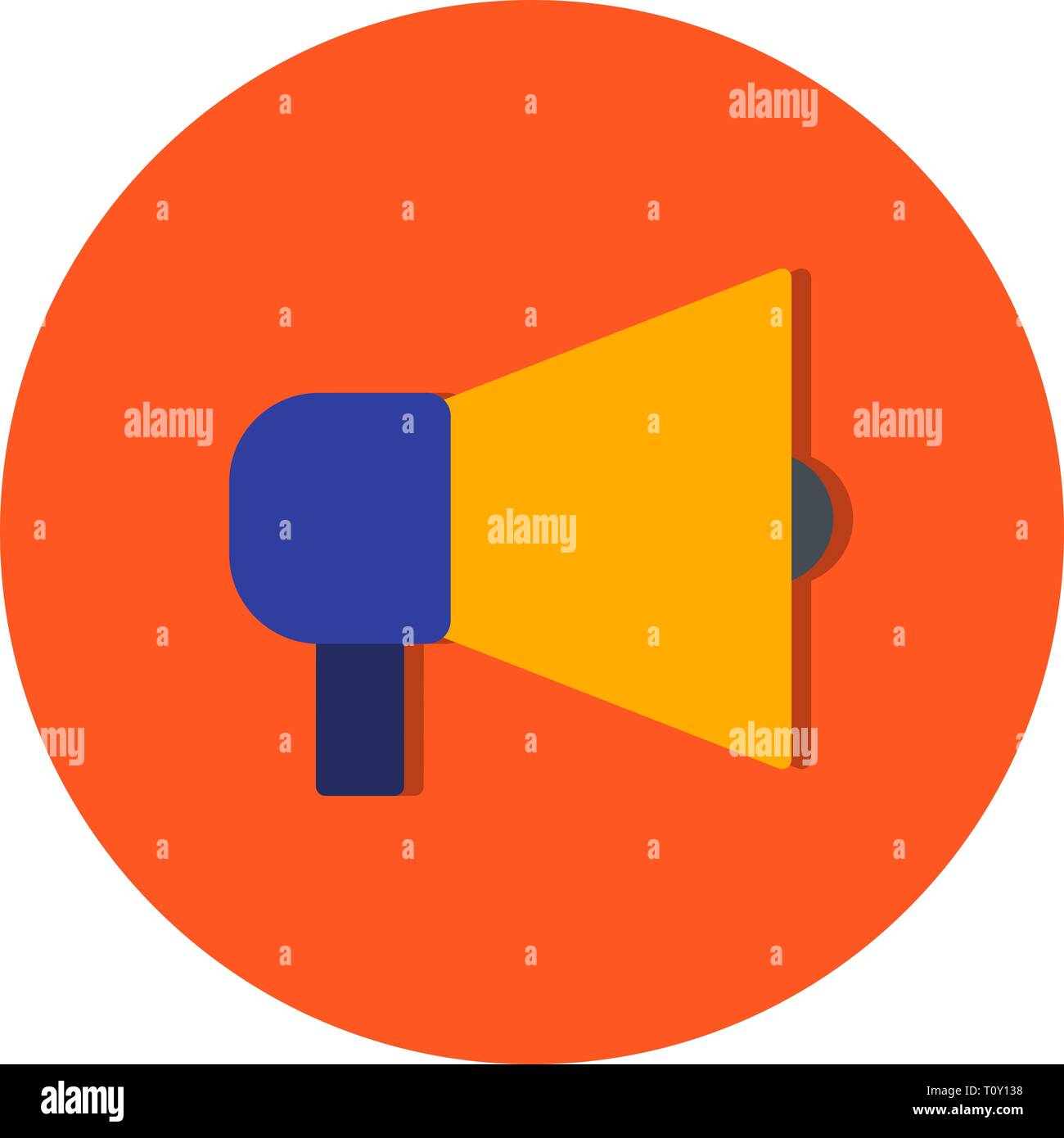 Illustration Announcement Icon Stock Photo Alamy