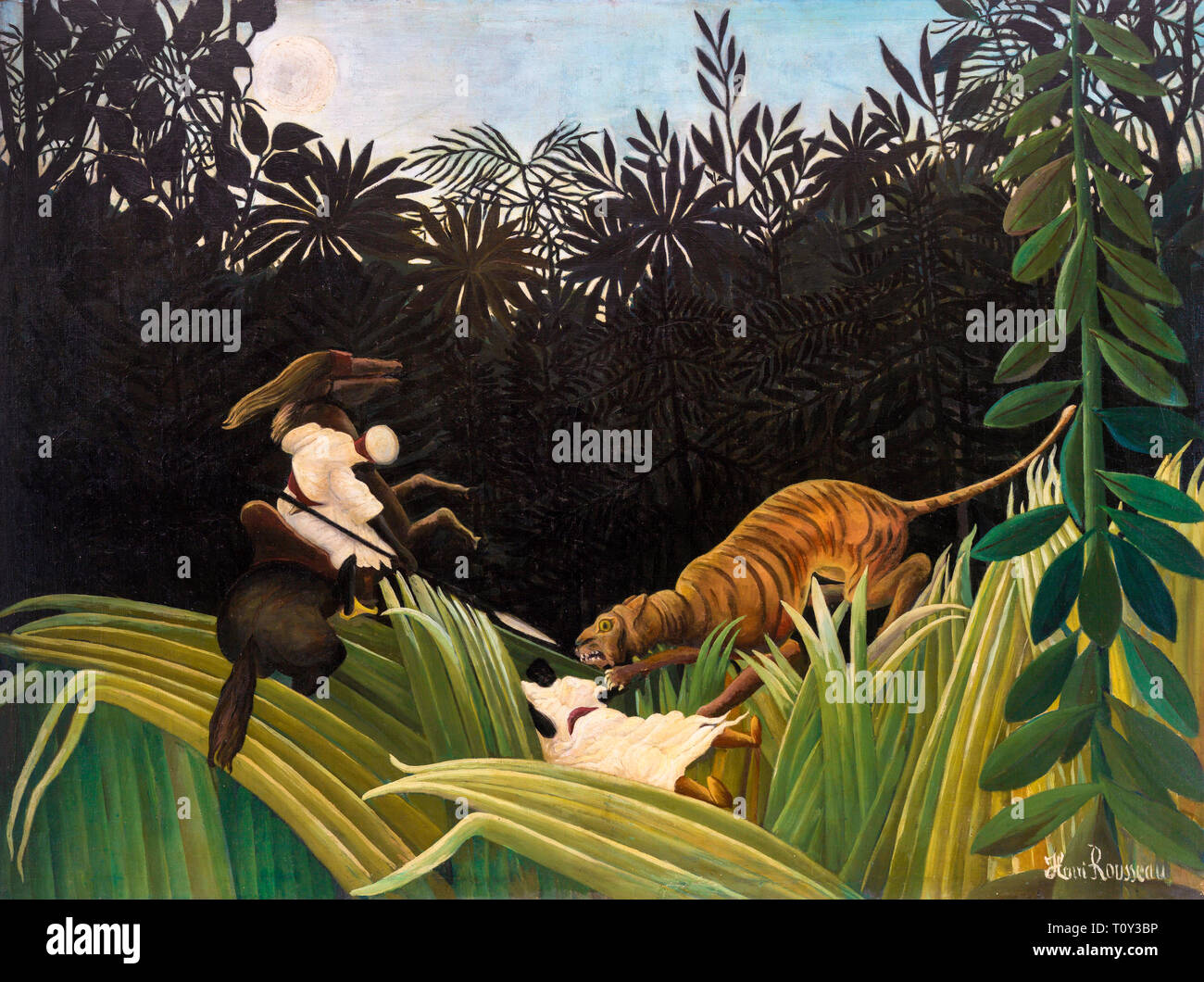 Tiger paintings hi-res stock photography and images - Alamy
