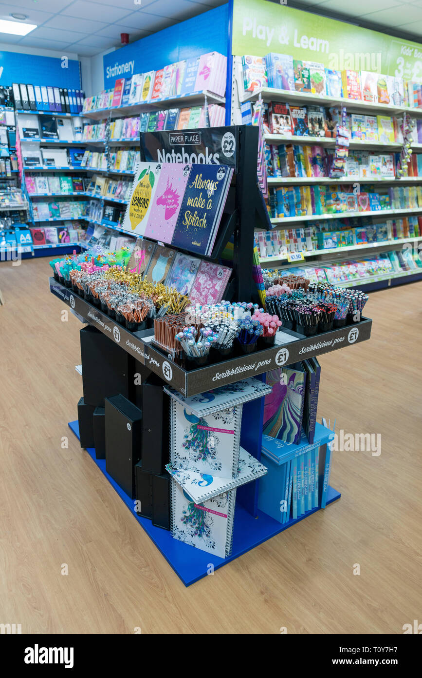 photos inside and outside of The Works store in Brighton showing the