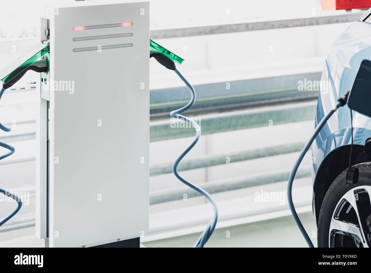 Electric car charger Stock Photo Alamy