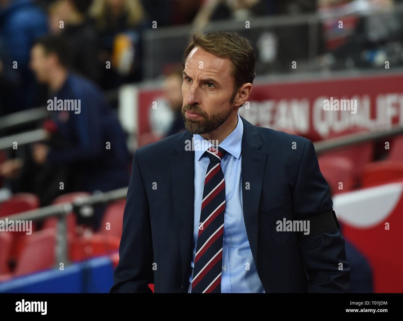 London UK 22nd Mar 2019 Gareth Southgate Head Coach Of England 