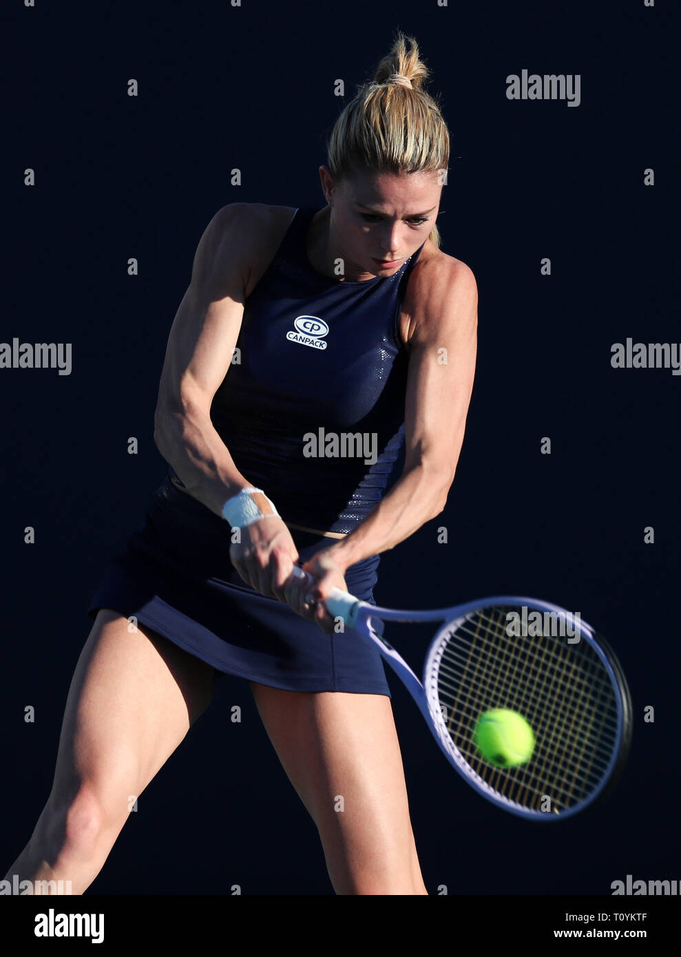 Miami Gardens, Florida, USA. 22nd Mar, 2019. Camila Giorgi, of Italy