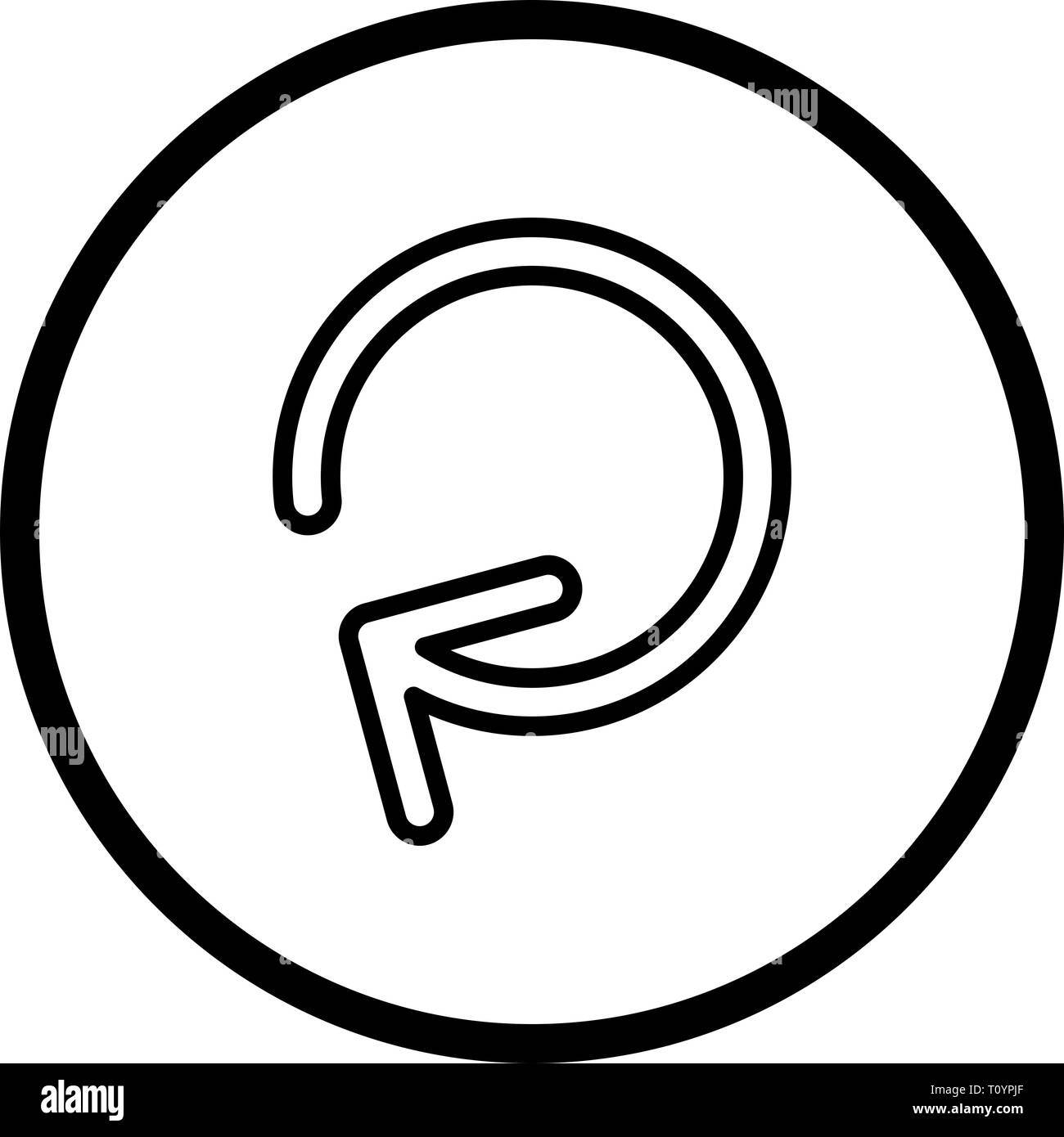 Illustration Reload Icon Stock Photo - Alamy