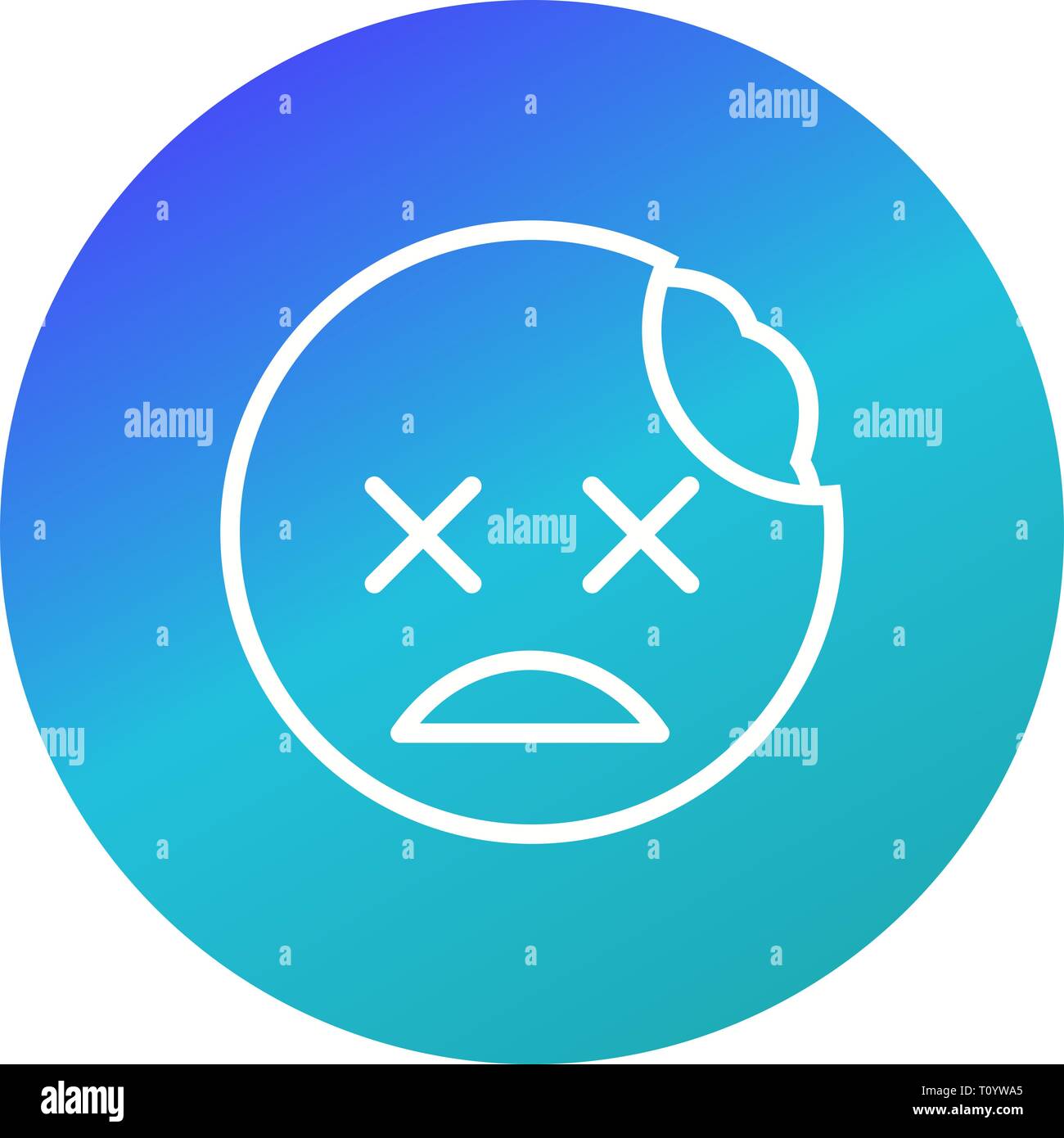 Illustration Zombie Emoji Icon Stock Photo Alamy