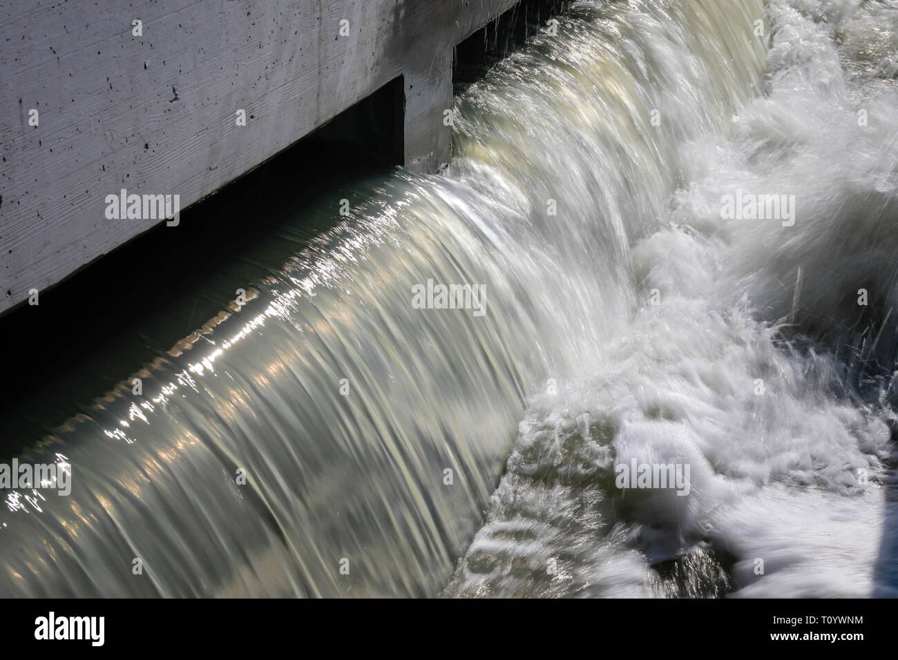 Germany Waste water treatment, here in the preliminary clarifier