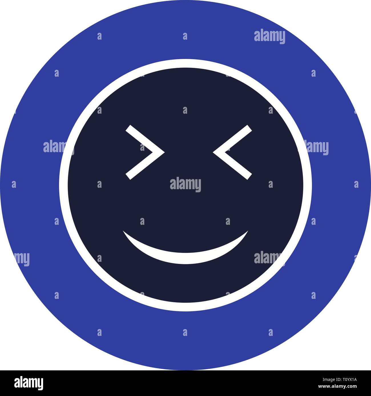 Illustration Wink Emoji Icon Stock Photo Alamy