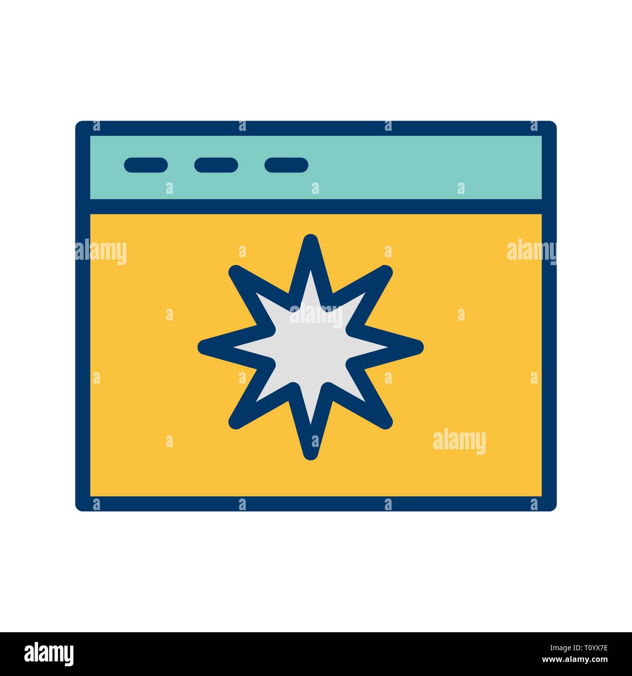Vector Page Quality Icon Stock Photo - Alamy