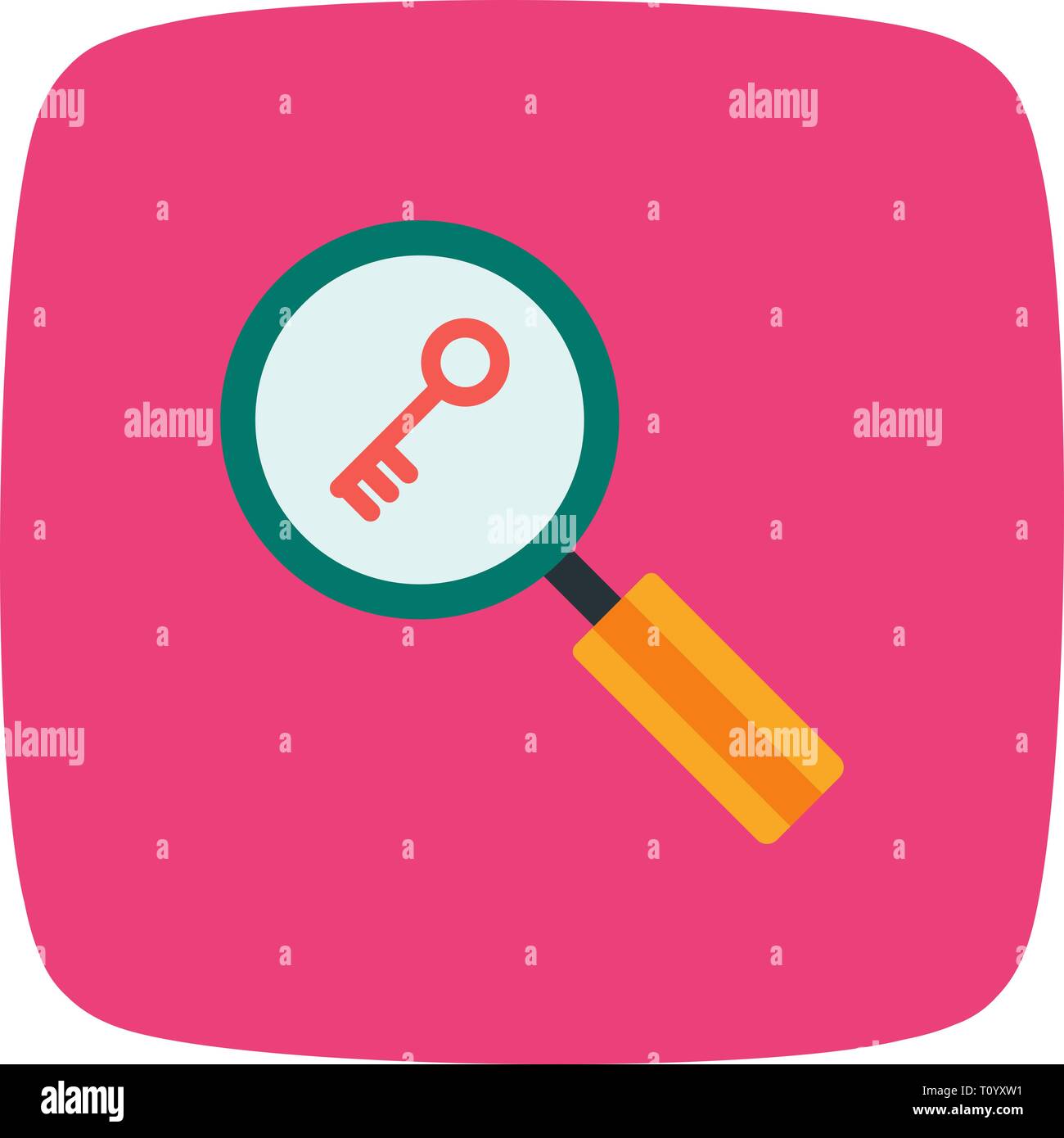 Vector Keyword Search Icon Stock Photo - Alamy